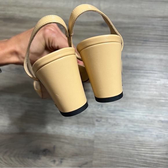 Chanel Cap Toe Slingback Pumps Heels size 36.5 - Picture 8 of 16
